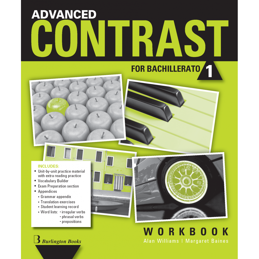 Solucionario Advanced Contrast WorkBook 1 Bachillerato Burlington Books  PDF Ejercicios Resueltos-pdf